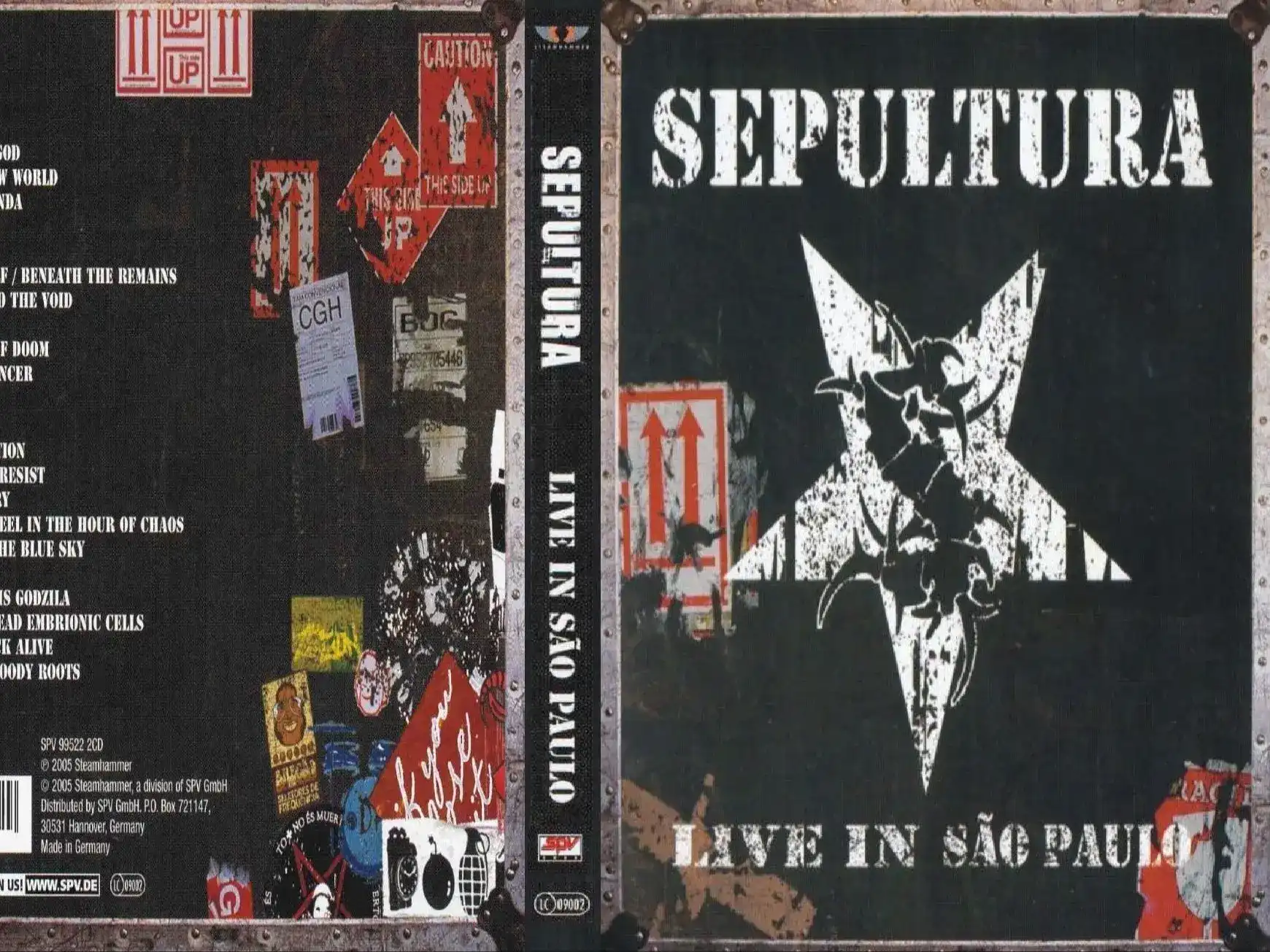 [死亡金属 Death Metal] 埋葬（Sepultura）- Live In Sao Paulo 2005：巴西金属之神的回家盛宴
