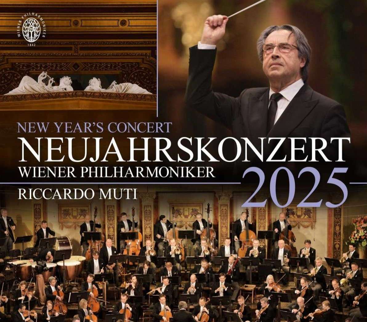 [古典乐 Classical] 维也纳爱乐乐团（Wiener Philharmoniker）- 2025年维也纳新年音乐会：穆蒂七度执棒，致敬圆舞曲之王二百诞辰