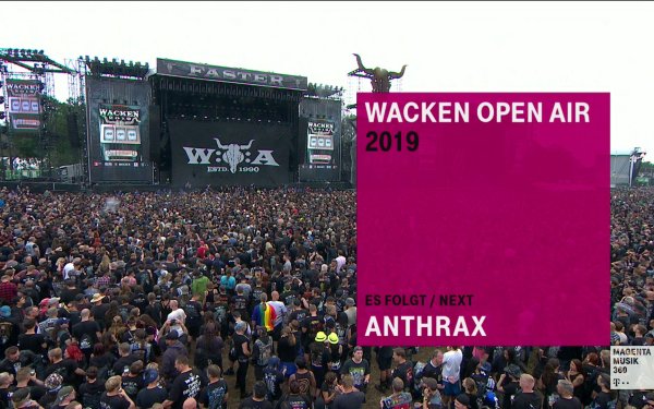 [激流金属 Thrash Metal] 炭疽乐队 Anthrax - Live at Wacken 2019：瓦肯泥泞中的激流狂欢