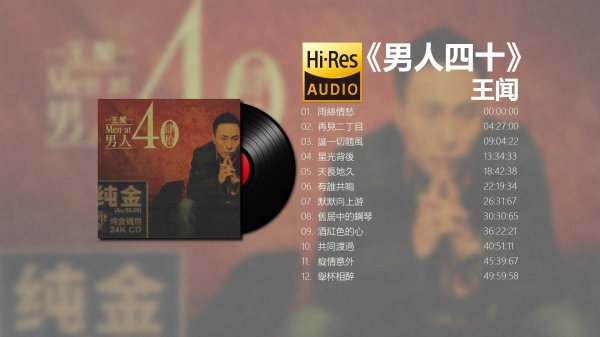 [流行 Pop] 王闻 - 男人四十：磁性醇厚的粤语经典，发烧人声的极致诠释