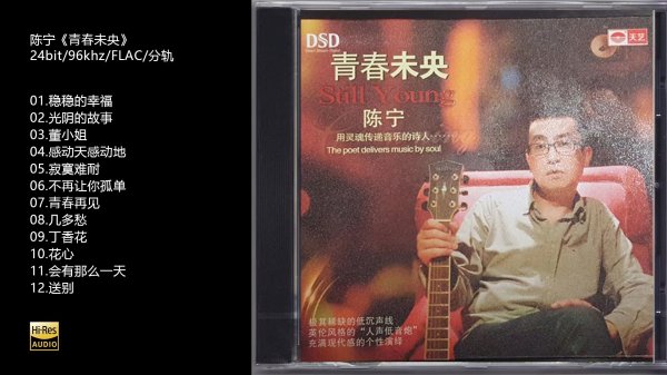 [流行 Pop] 陈宁 - 青春未央：人声低音炮的岁月独白，宁式音乐致敬青春